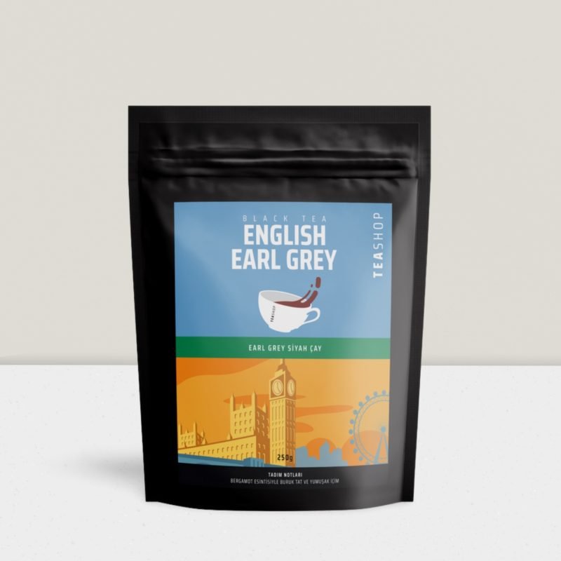 English Earl Grey Tea - Bergamotlu Siyah Çay - 250g Premium