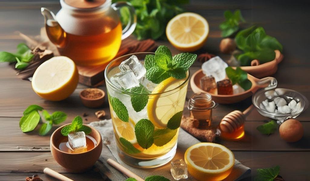 beyaz çaylı mojito